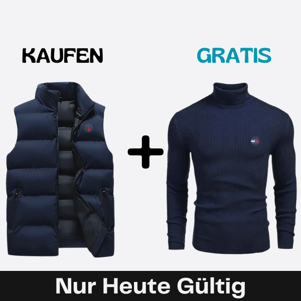 Weste + GRATIS Pullover (RÄUMUNGSVERKAUF)