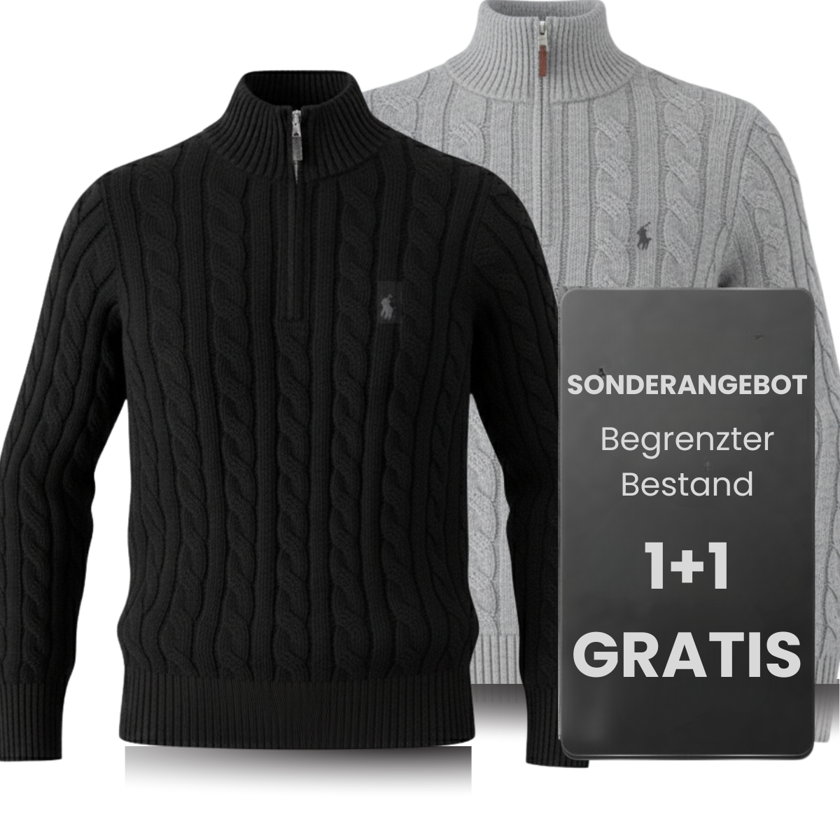 Cashmere Cable Sweater (SALE) – 1 Kaufen, 2 Erhalten